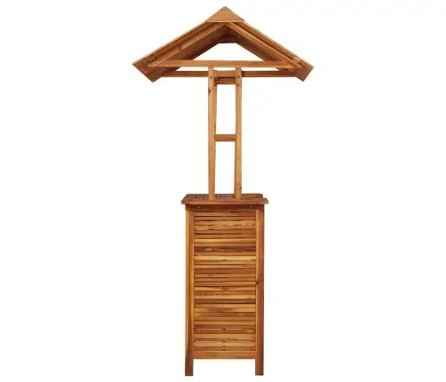 Aia Baarilaud Katusega, 113X106X217 cm Akaatsiapuit