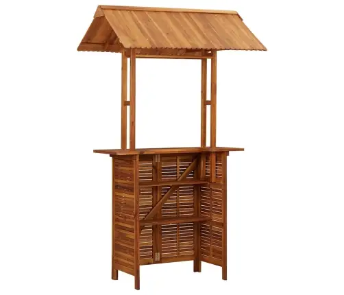 Aia Baarilaud Katusega, 113X106X217 cm Akaatsiapuit