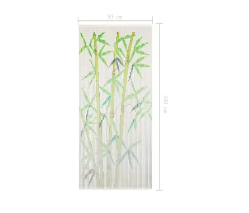 Kukaiņu Aizkars Durvīm, 90X200 Cm, Bambuss Vidaxl