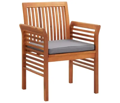 Aia Söögitoolid Istmepatjadega 2 Tk, Toekast Akaatsiapuidust