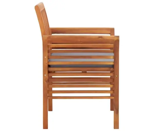 Aia Söögitoolid Istmepatjadega 2 Tk, Toekast Akaatsiapuidust