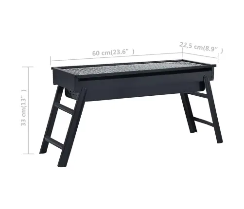 Kaasaskantav Matkagrill, 60 X 22,5 X 33 Cm