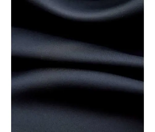 Biezie Aizkari Ar Metāla Riņķiem, 2 Gab., Melni, 140X225 Cm Vidaxl