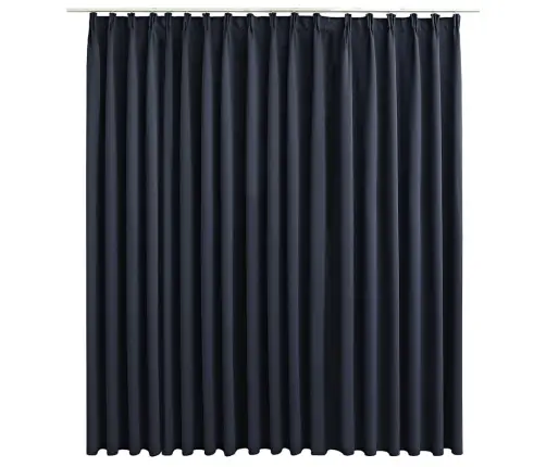 Gaismu Necaurlaidīgs Aizkars Ar Āķiem, 290X245Cm, Antracītpelēks Vidaxl