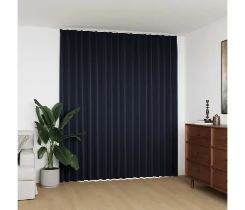 Gaismu Necaurlaidīgs Aizkars Ar Āķiem, 290X245Cm, Antracītpelēks Vidaxl