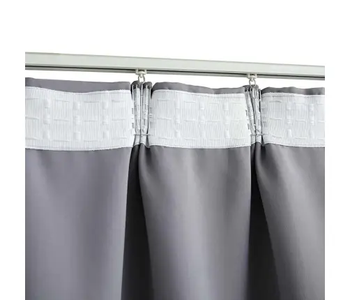 Pimendavad Kardinad Konksudega, 2 Tk, Hall, 140 X 175 Cm