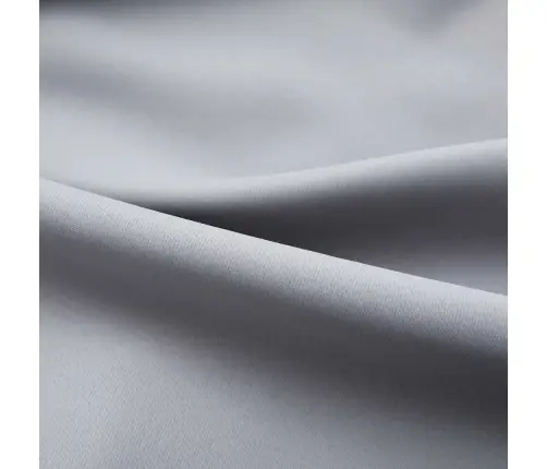 Gaismu Necaurlaidīgs Aizkars Ar Āķiem, 290X245 Cm, Pelēks Vidaxl