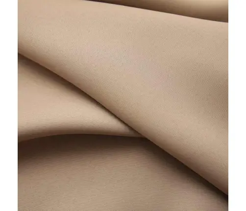Naktinės Užuolaidos Su Kabliukais, 2Vnt., Taupe, 140X245Cm