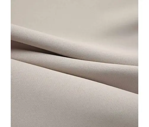 Biezie Aizkari Ar Metāla Riņķiem, 2 Gab., Bēši, 140X225 Cm Vidaxl