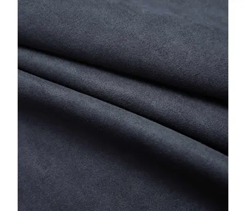 Naktinės Užuolaidos Su Žiedais, 2Vnt., Antracito, 140X175Cm