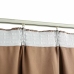 Pimendavad Kardinad Konksudega, 2 Tk Pruunikashall 140 X 225 Cm