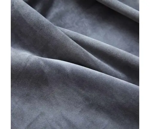 Biezais Aizkars Ar Metāla Riņķiem, Pelēks Samts, 290X245 Cm Vidaxl