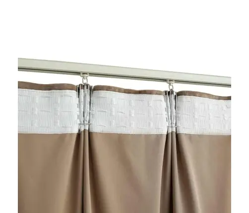 Naktinės Užuolaidos, 2 Vnt., Smėlio Spalvos, 140X225cm Aksomas Naktinės Užuolaidos, 2 Vnt., Smėlio Spalvos, 140X225cm Aksomas