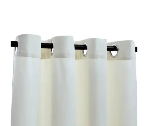 Biezie Aizkari Ar Riņķiem, 2 Gab., Krēmkrāsas Samts, 140X175 Cm Vidaxl