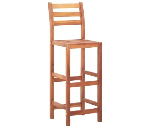 Baro Kėdės, 4 Vnt., Akacijos Medienos Masyvas