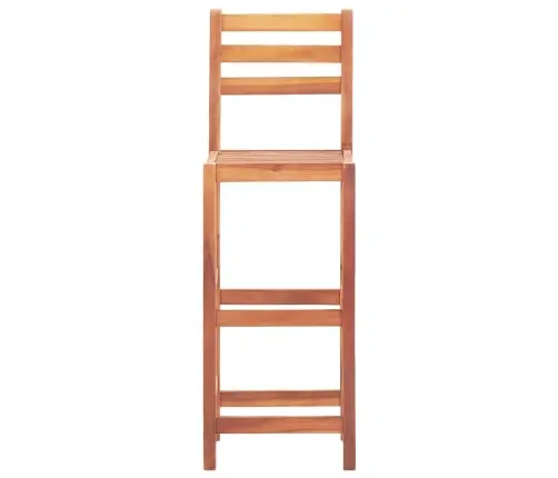 Baro Kėdės, 4 Vnt., Akacijos Medienos Masyvas