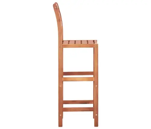 Baro Kėdės, 4 Vnt., Akacijos Medienos Masyvas