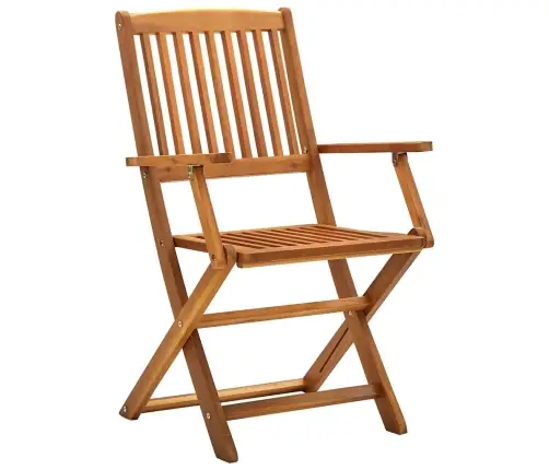 Sulankstomos Lauko Kėdės, 2Vnt., Akacijos Medienos Masyvas