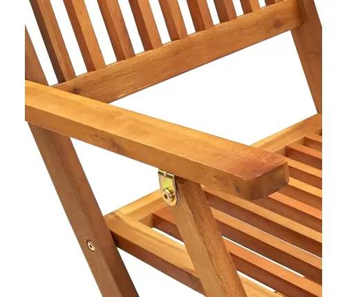 Sulankstomos Lauko Kėdės, 2Vnt., Akacijos Medienos Masyvas