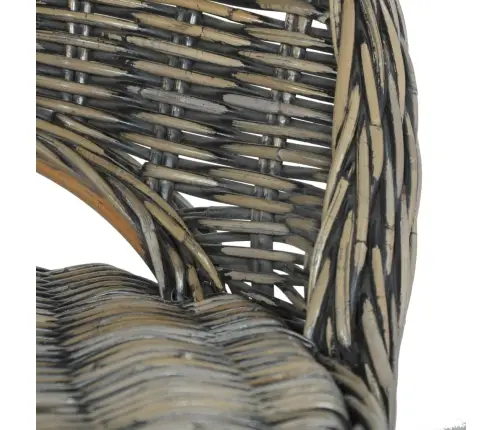 Krėslas, Juodos Spalvos, Kubu Ratanas