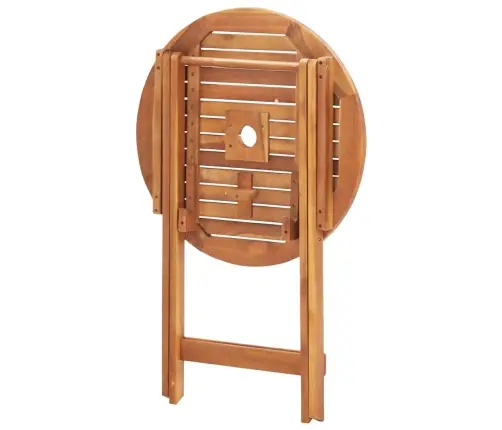 Saliekams Dārza Galds, 60X75 Cm, Akācijas Masīvkoks Vidaxl