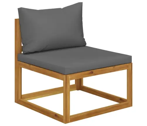 6-Daļīgs Dārza Atpūtas Mēbeļu Komplekts Ar Matračiem, Akācija Vidaxl