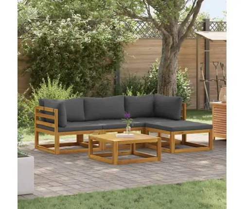 5-Osaline Aiadiivanikomplekt Patjadega, Akaatsiapuit