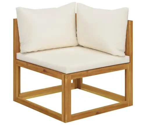 5-Daļīgs Dārza Atpūtas Mēbeļu Komplekts Ar Matračiem, Akācija Vidaxl