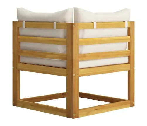 5-Daļīgs Dārza Atpūtas Mēbeļu Komplekts Ar Matračiem, Akācija Vidaxl