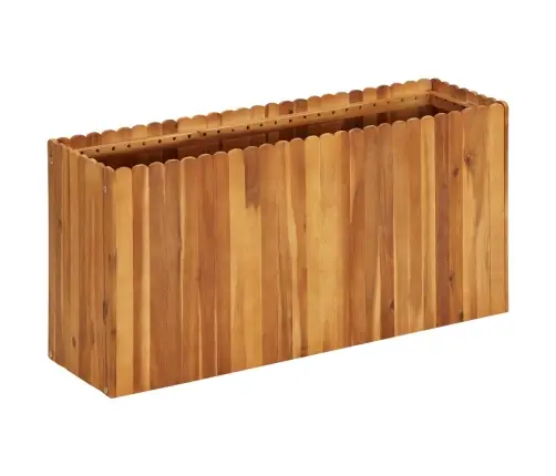 Augstā Puķu Kaste, 100X30X50 Cm, Akācijas Masīvkoks Vidaxl