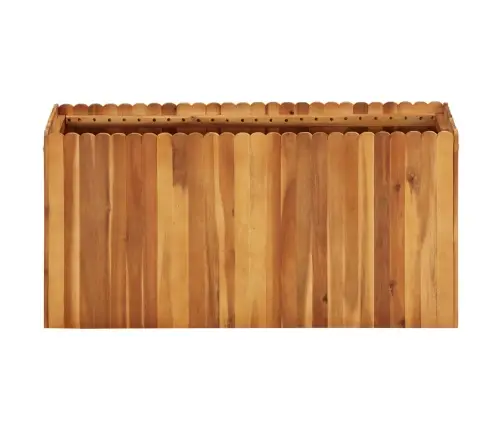 Augstā Puķu Kaste, 100X30X50 Cm, Akācijas Masīvkoks Vidaxl