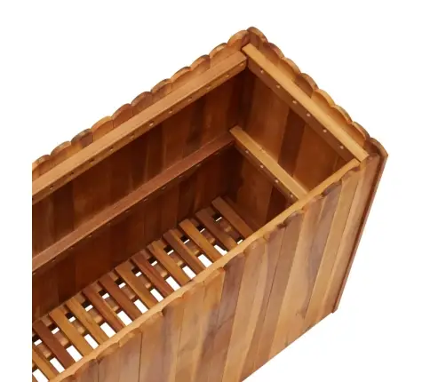 Augstā Puķu Kaste, 100X30X50 Cm, Akācijas Masīvkoks Vidaxl