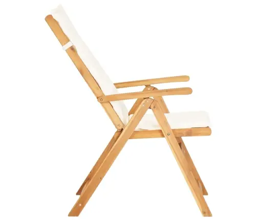 Atgāžami Dārza Krēsli, 2 Gab., Brūns Akācijas Masīvkoks Vidaxl