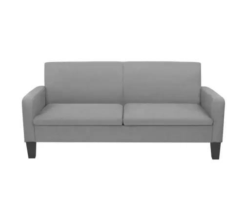 Auduma Dīvāns, 2 Gab., Gaiši Pelēks Vidaxl