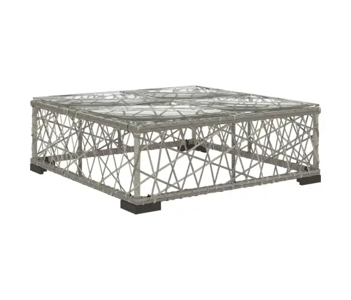 6-Daļīgs Dārza Atpūtas Mēbeļu Komplekts Ar Matračiem, Pelēks Pe Vidaxl