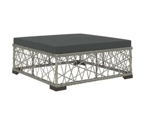 6-Osaline Aiamööbli Komplekt Patjadega, Polürotang, Hall