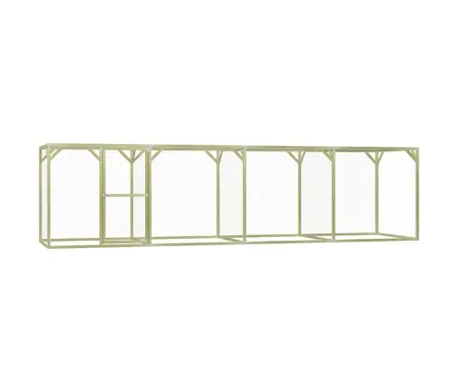 Vistu Būris, 1,5X6X1,5 M, Impregnēts Priedes Koks Vidaxl