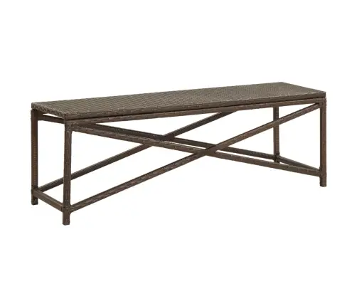 Dārza Sols, 120 Cm, Brūna Pe Rotangpalma Vidaxl