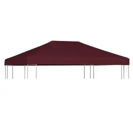 Nojumes Jumta Pārsegs, 310 G/M², 3X4 M, Bordo Vidaxl