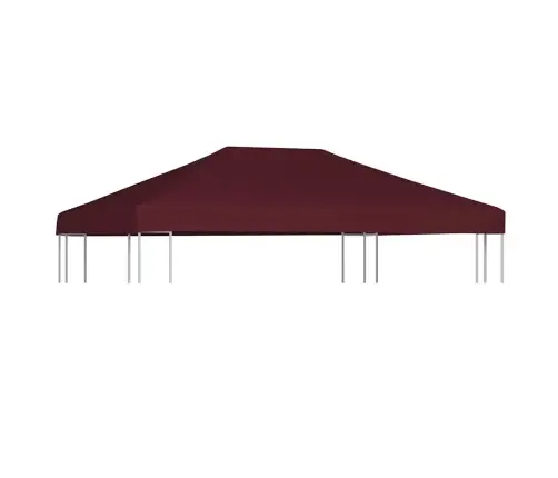 Nojumes Jumta Pārsegs, 310 G/M², 3X4 M, Bordo Vidaxl