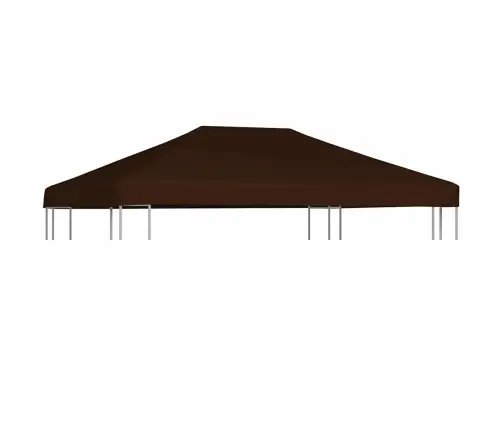Nojumes Jumta Pārsegs, 310 G/M², 3X4 M, Brūns Vidaxl