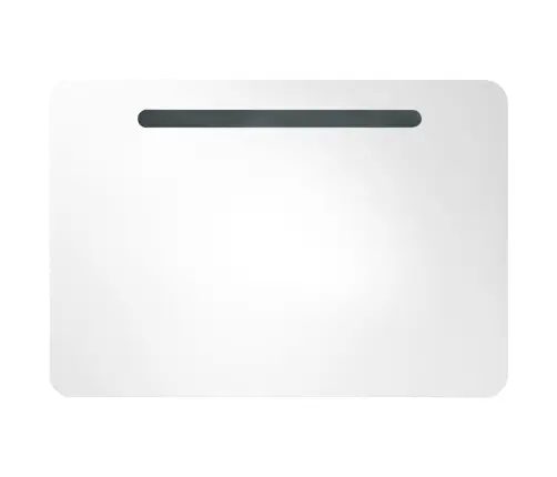 Vannasistabas Skapītis Ar Spoguli Un Led, 80X9,5X55 Cm   Vidaxl