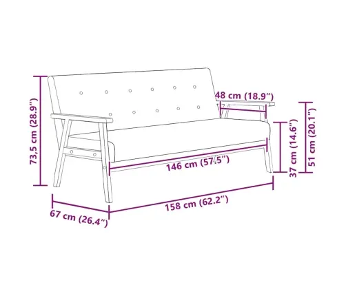 Divdaļīgs Dīvānu Komplekts, Melna Mākslīgā Āda Vidaxl