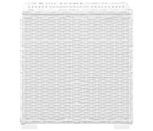 Sauļošanās Zvilnis Ar Galdiņu, Balts, Pe Pinums Vidaxl Sauļošanās Zvilnis Ar Galdiņu, Balts, Pe Pinums Vidaxl