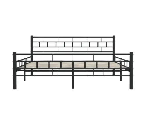 Voodiraam, Must, Teras, 160 X 200 Cm