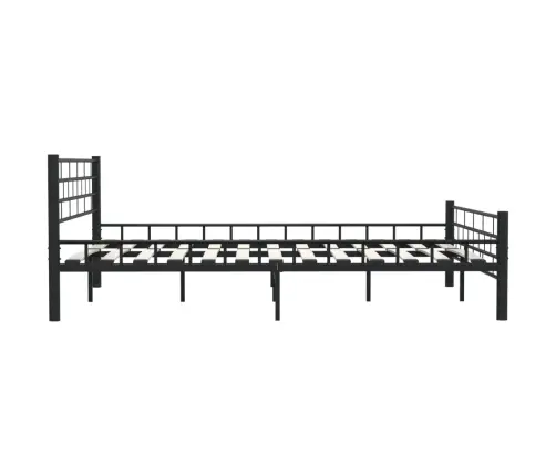 Voodiraam, Must, Teras, 160 X 200 Cm