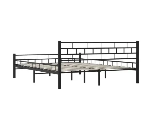 Voodiraam, Must, Teras, 160 X 200 Cm