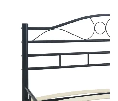 Lovos Rėmas, Juodos Spalvos, 120X200cm Plienas