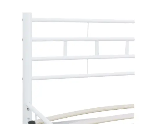 Gultas Rāmis, Balts Metāls, 140X200 Cm Vidaxl