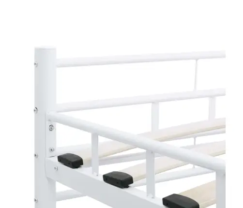 Gultas Rāmis, Balts Metāls, 140X200 Cm Vidaxl